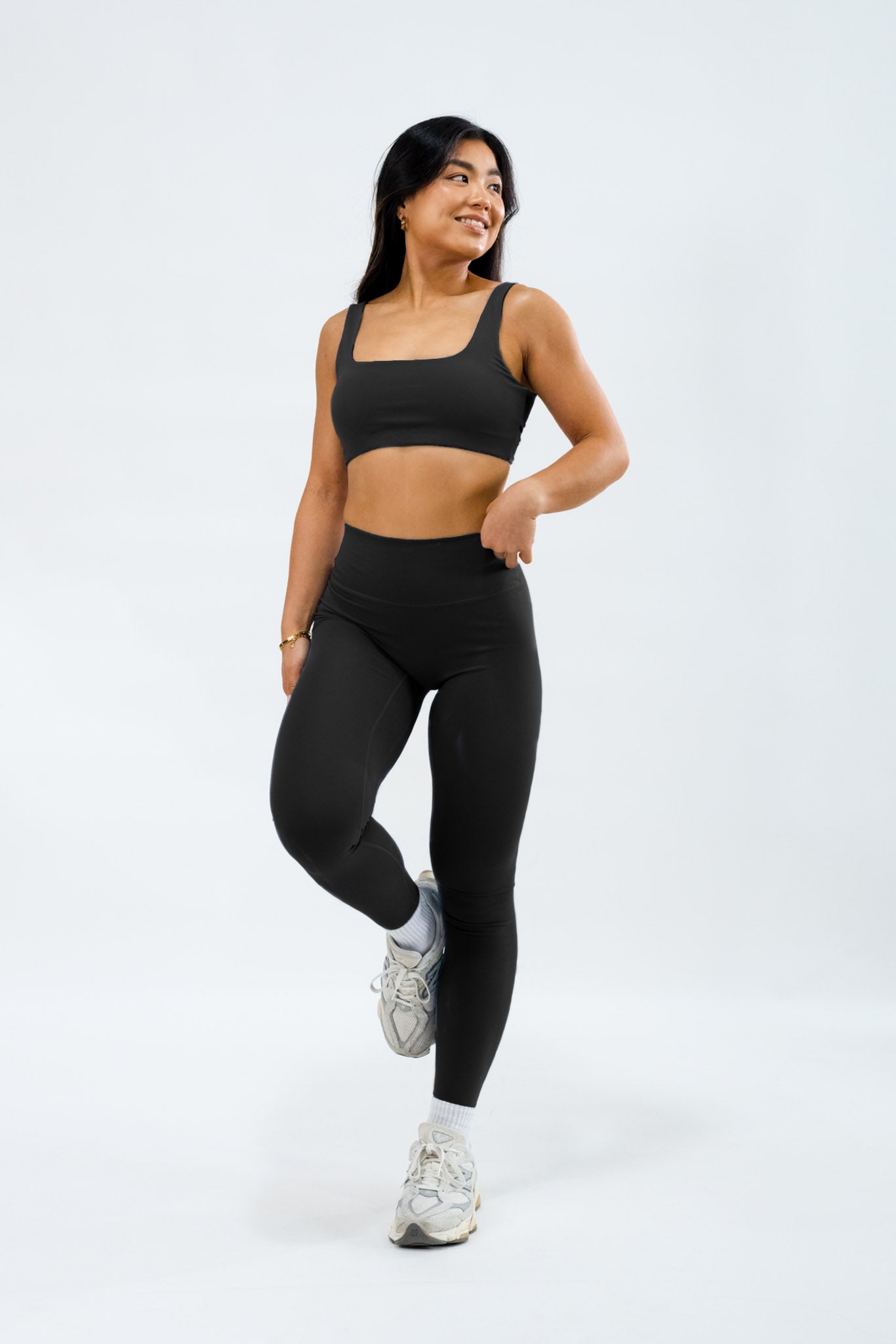 Bandage Crop . Black - Rue Avenue Activewear