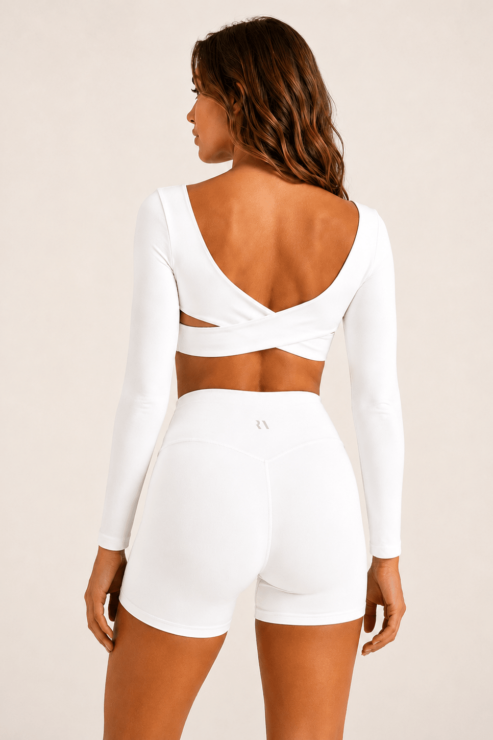 Shorts . WHITE - Rue Avenue Activewear