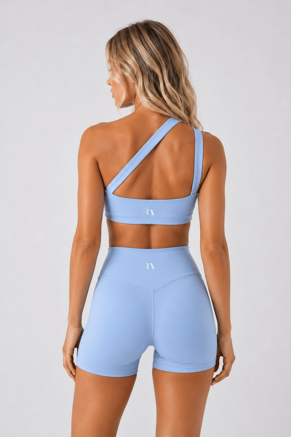 Asymmetrical Crop . PERIWINKLE - Rue Avenue Activewear