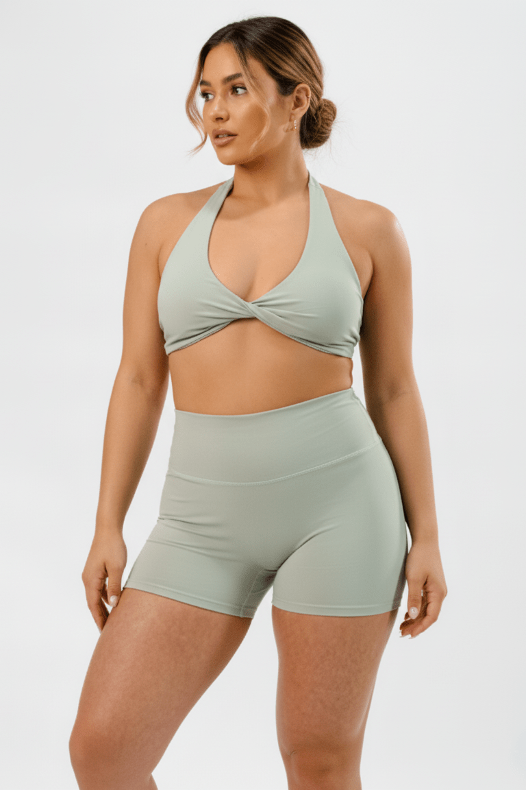 Shorts . PISTACHIO - Rue Avenue Activewear