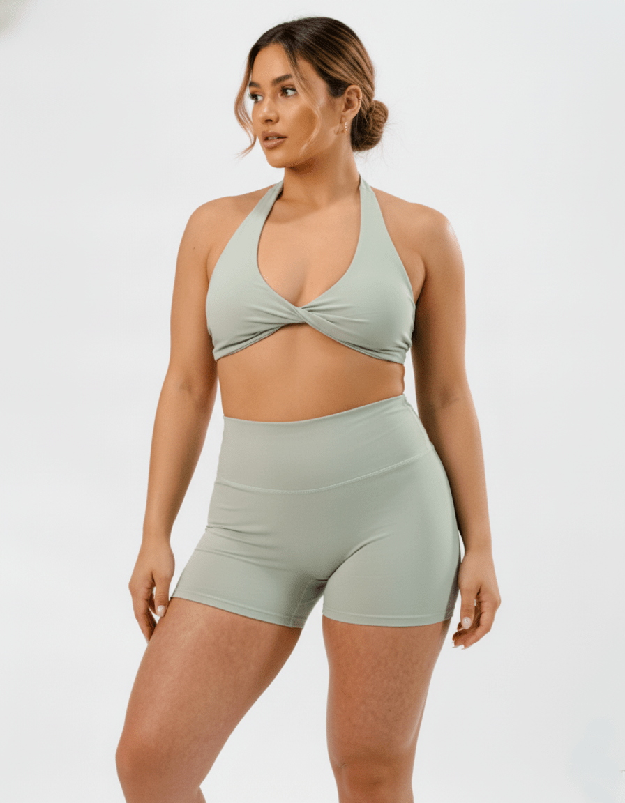 Shorts . PISTACHIO - Rue Avenue Activewear