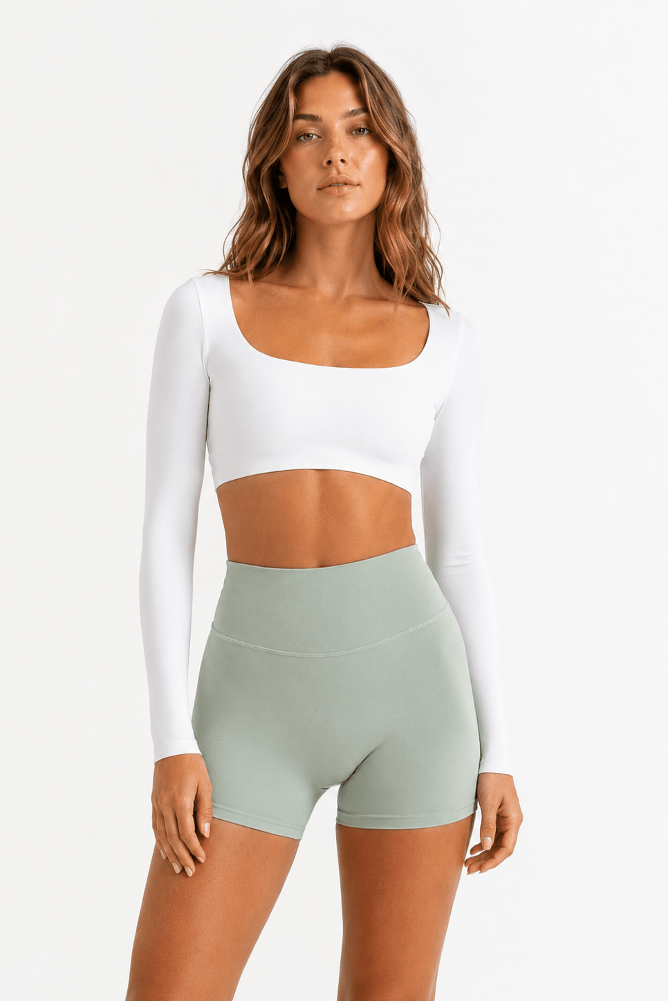 Shorts . PISTACHIO - Rue Avenue Activewear